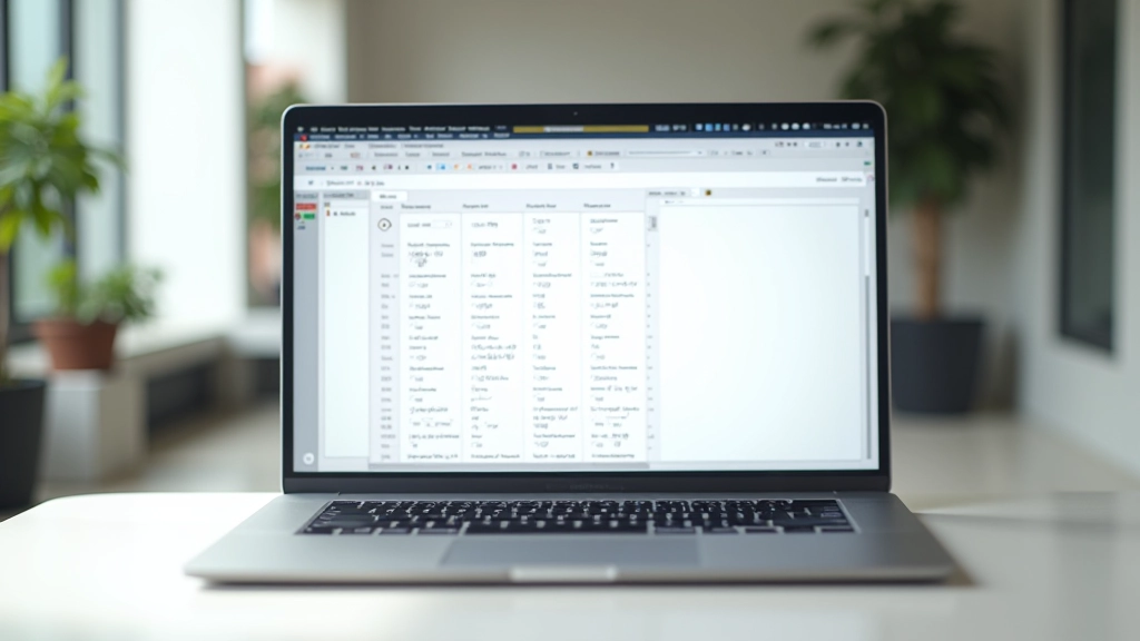 Computer screen displaying Unicode character map with highlighted CJK and Tamil character ranges in different colors