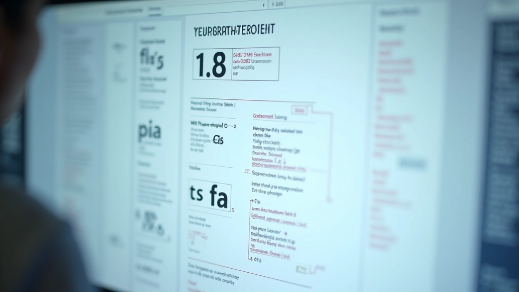 Line height and spacing specifications